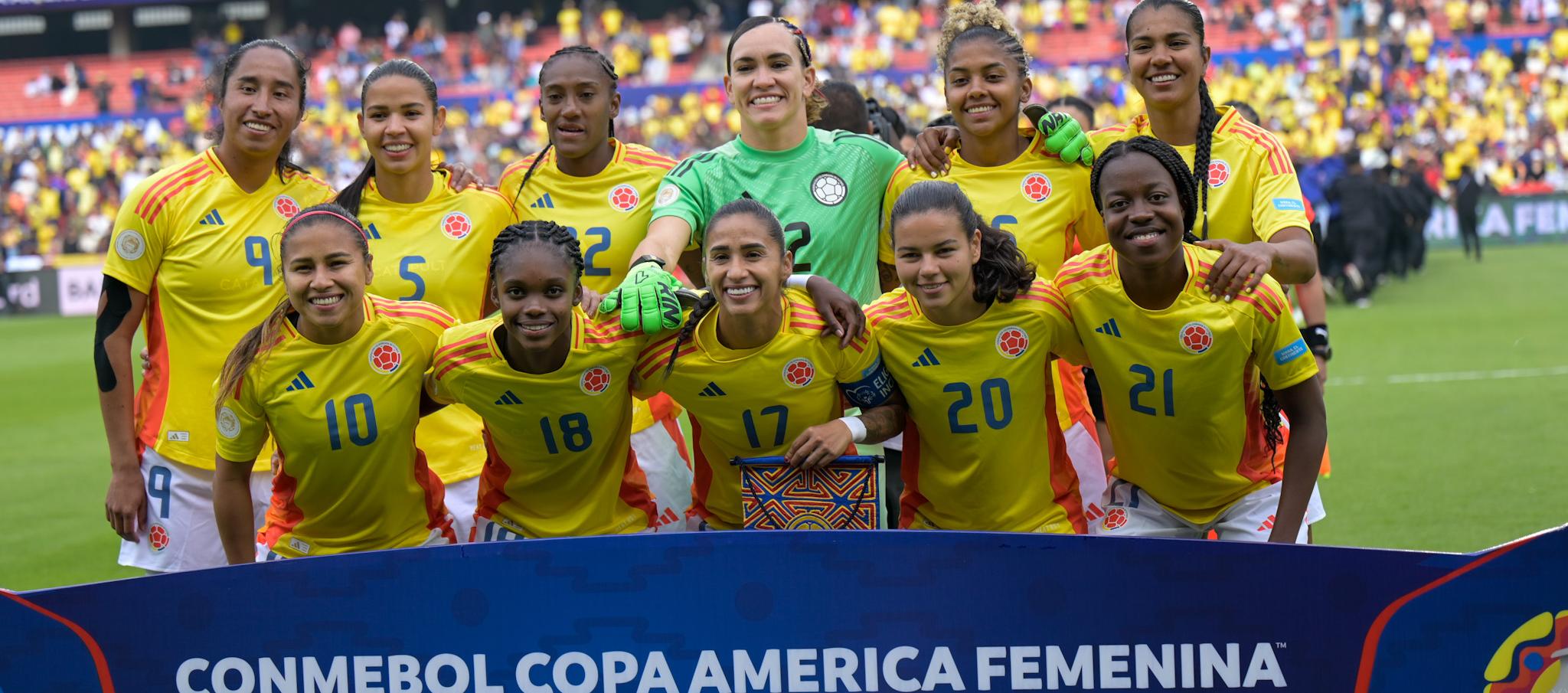 Selección Colombia subcampeona de la Copa América femenina de Ecuador.