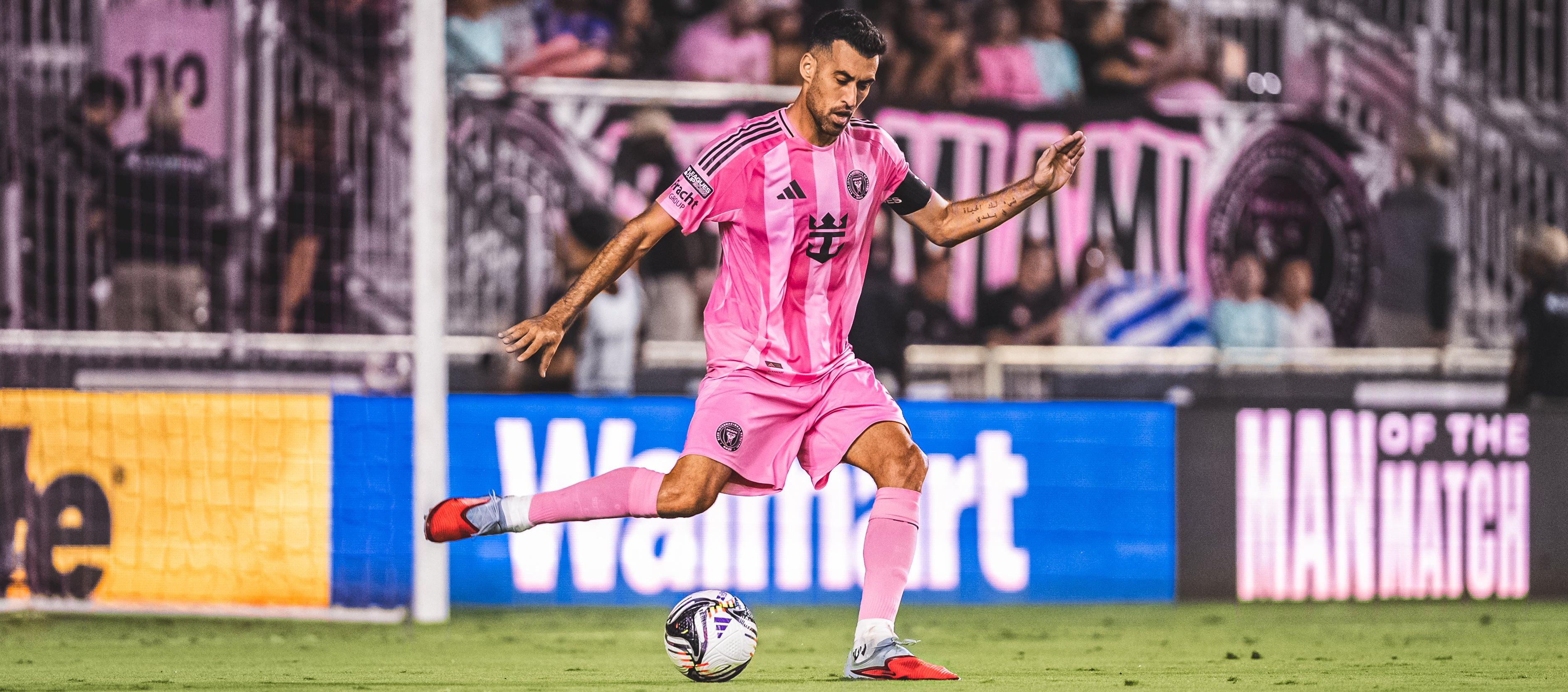 Sergio Busquets, mediocampista español del Inter Miami. 