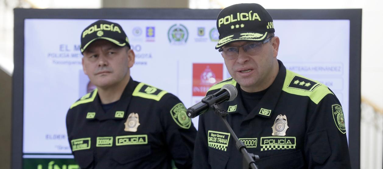 Carlos Fernando Triana, director nacional de la Policía.