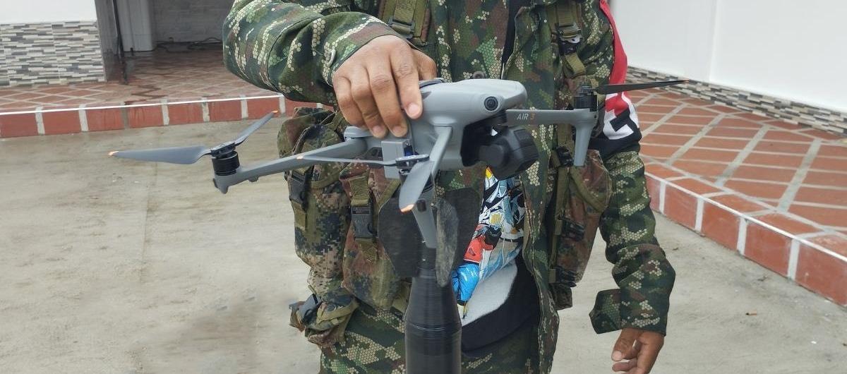 Uso de drones por parte de grupos criminales.