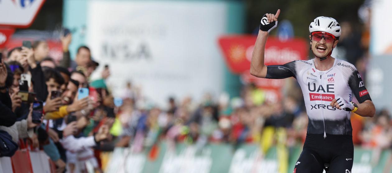 El australiano Jay Vine, vencedor de la sexta etapa de la Vuelta a España. 