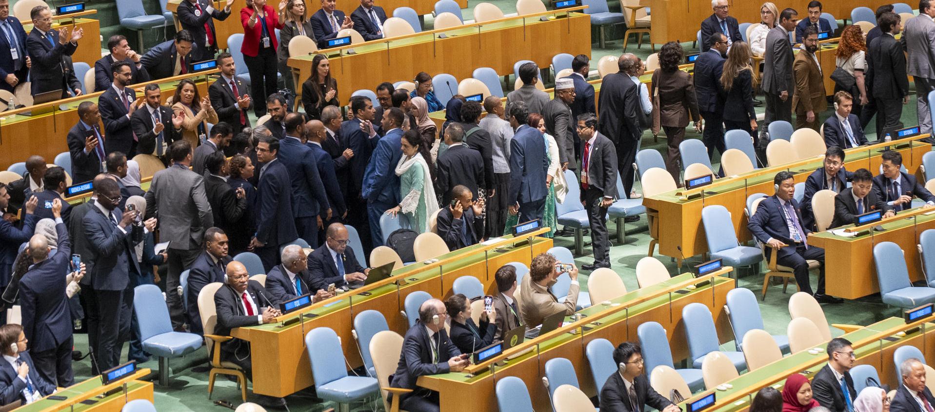 Delegaciones abandonaron Asamblea General de la ONU.
