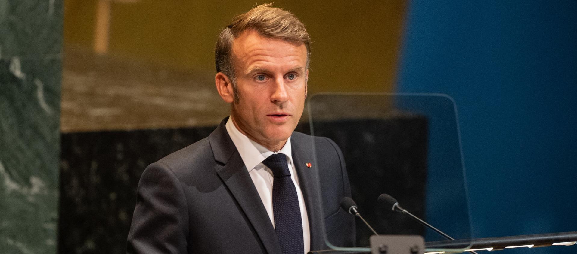 Emmanuel Macron, Presidente de Francia.