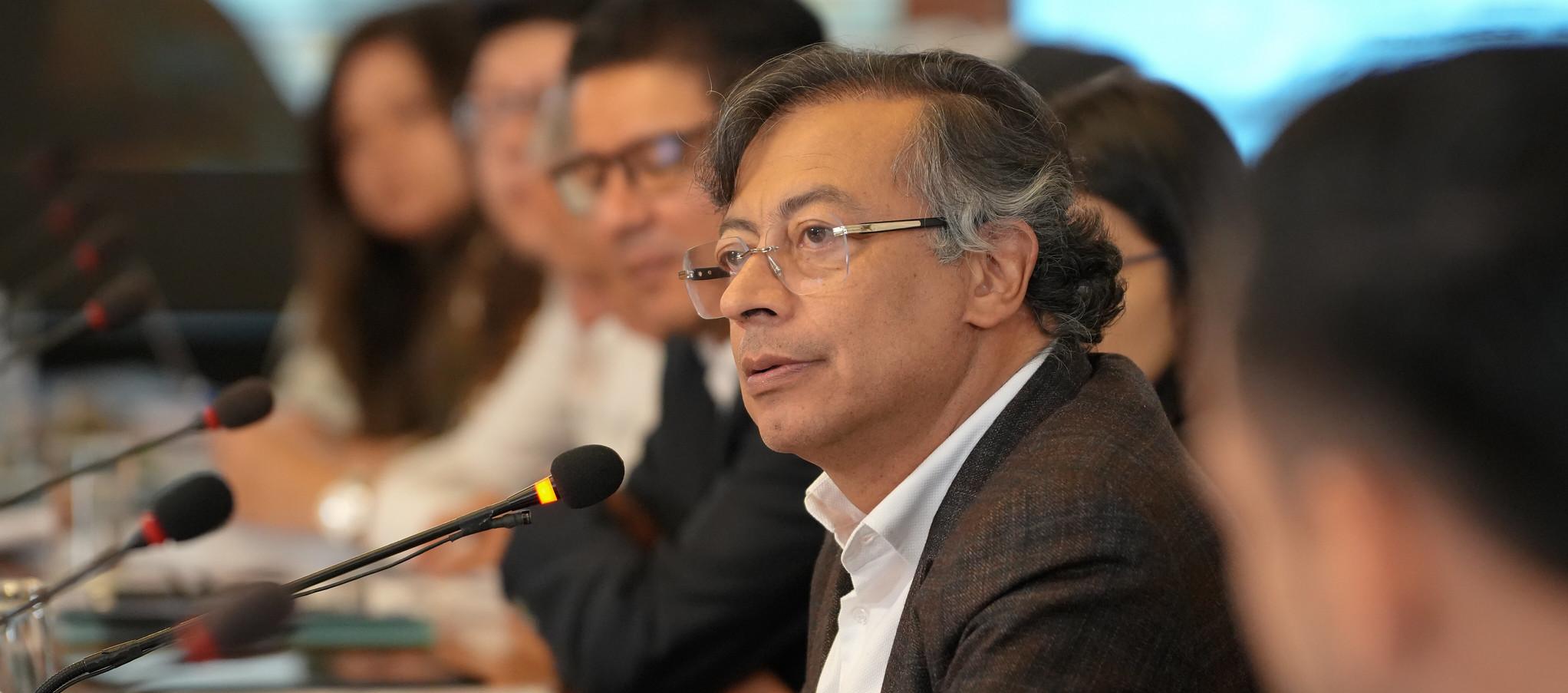 El Presidente Gustavo Petro.