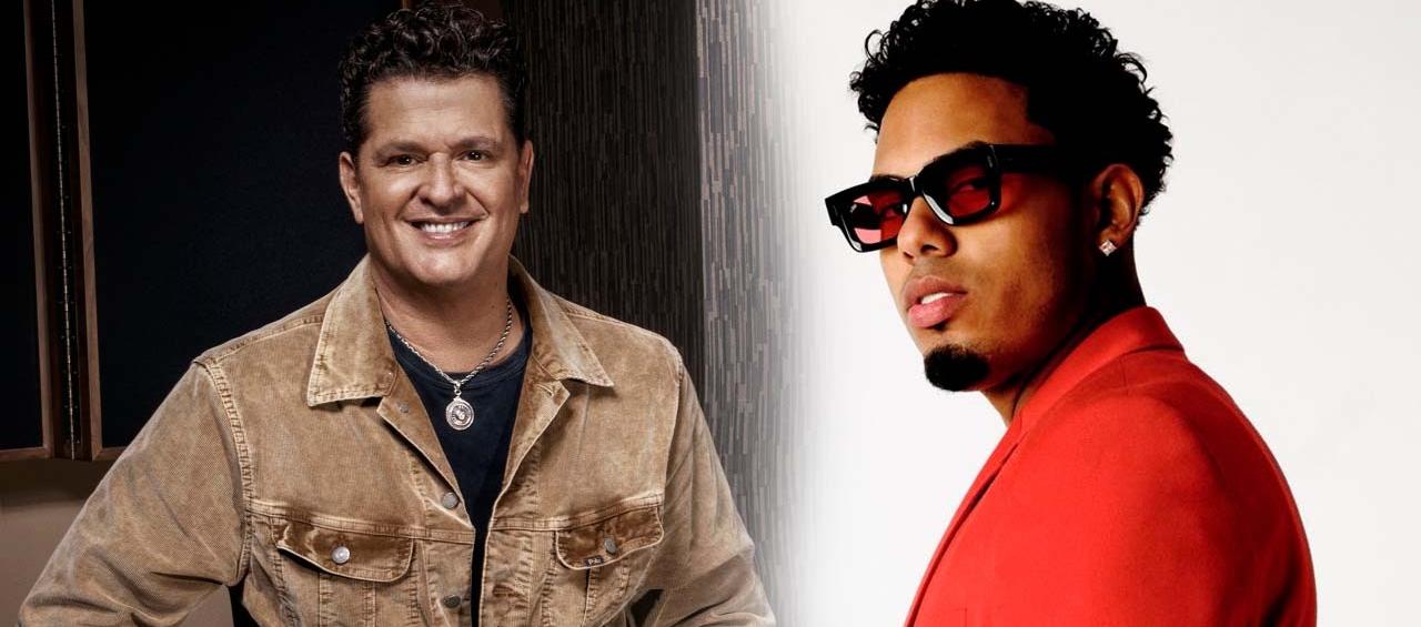 Carlos Vives y Myke Towers. 
