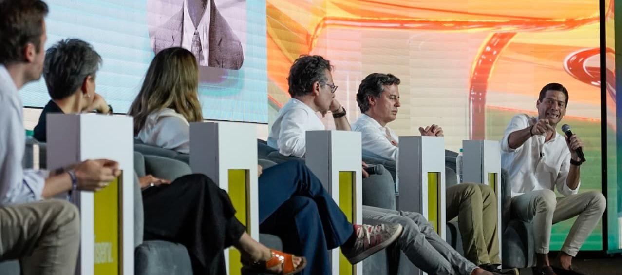 Precandidatos presidenciales en su intervención en el Latam Fintech Market. 