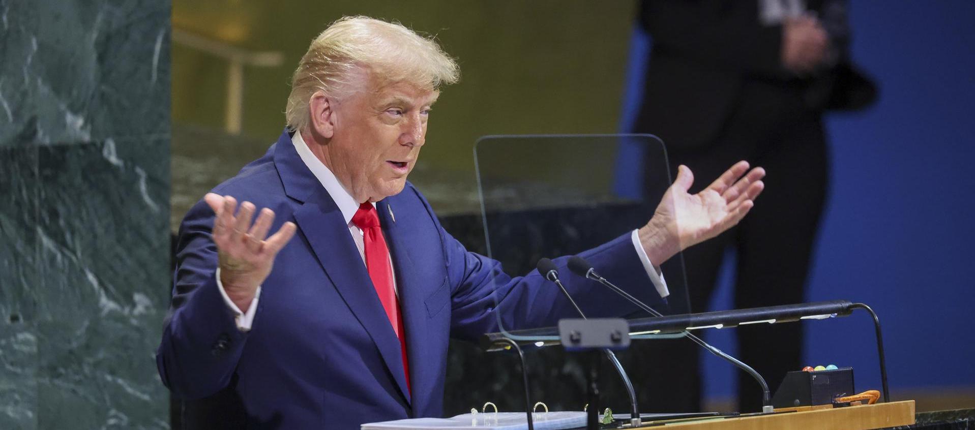 Donald Trump, Presidente de Estados Unidos.