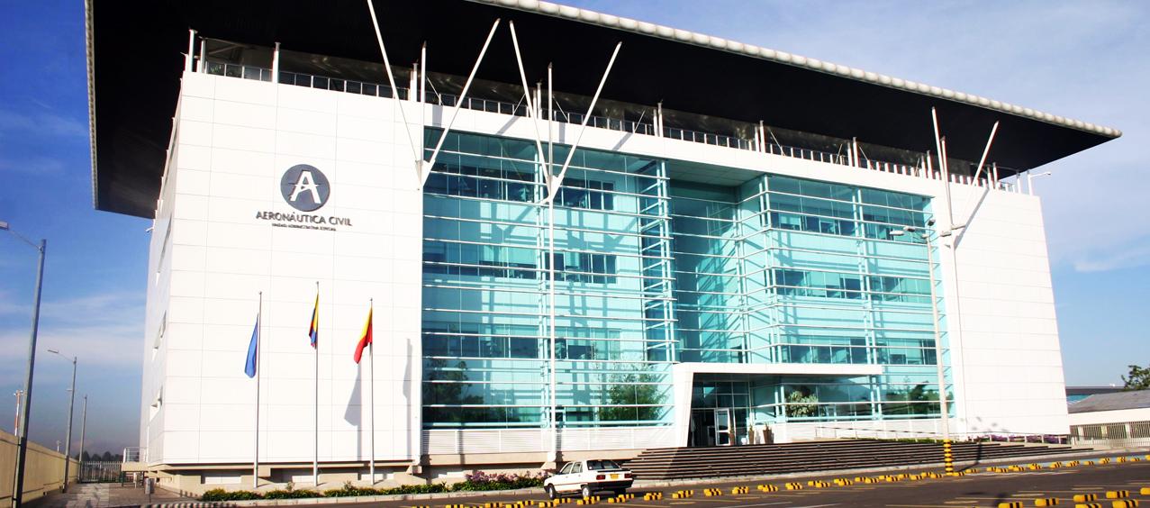 Fachada de la Aerocivil.