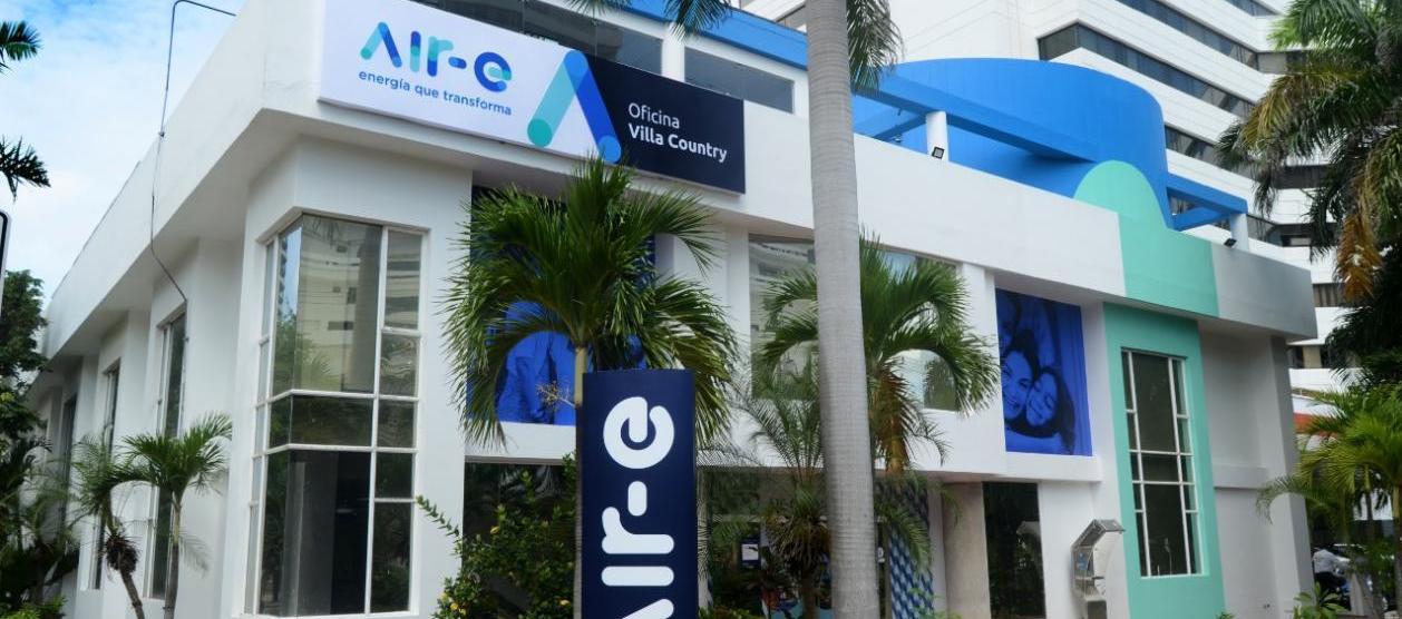 Fachada de Air-e.