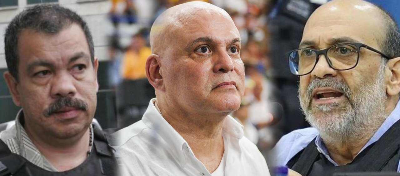 Alias 'Don Berna', Salvatore Mancuso y alias 'Jorge 40'.