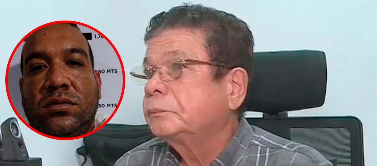  Juan Carlos Romero Gómez, alias 'JK', y el juez José De Jesús Vergara Otero.