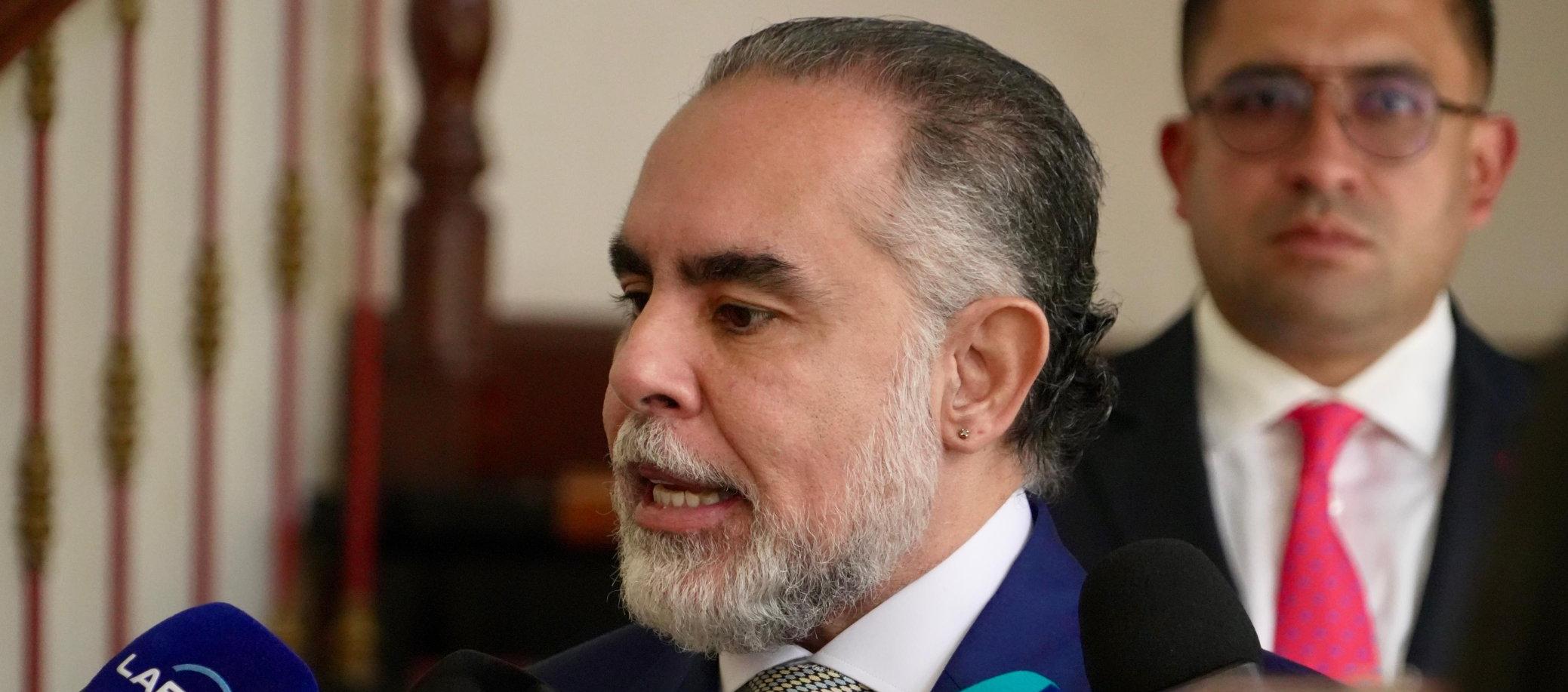 Armando Benedetti, ministro del Interior.