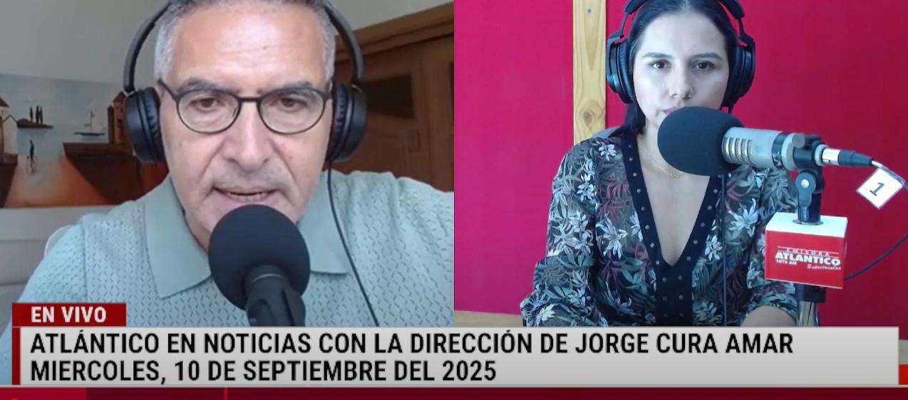 Transmisión de Atlántico en Noticias.