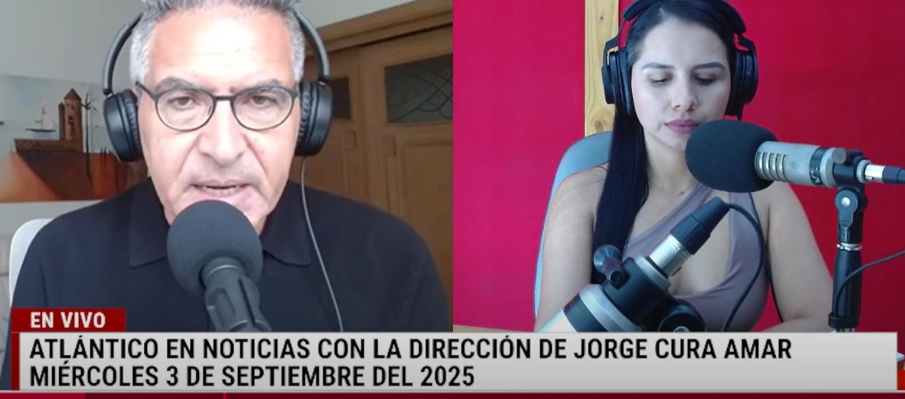 Transmisión de Atlántico en Noticias.