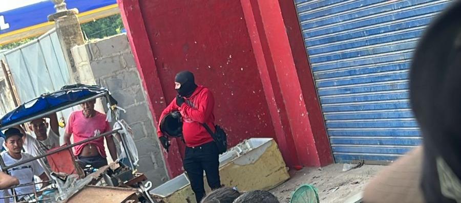 El hombre fue asesinado en este sector del municipio de Baranoa. 