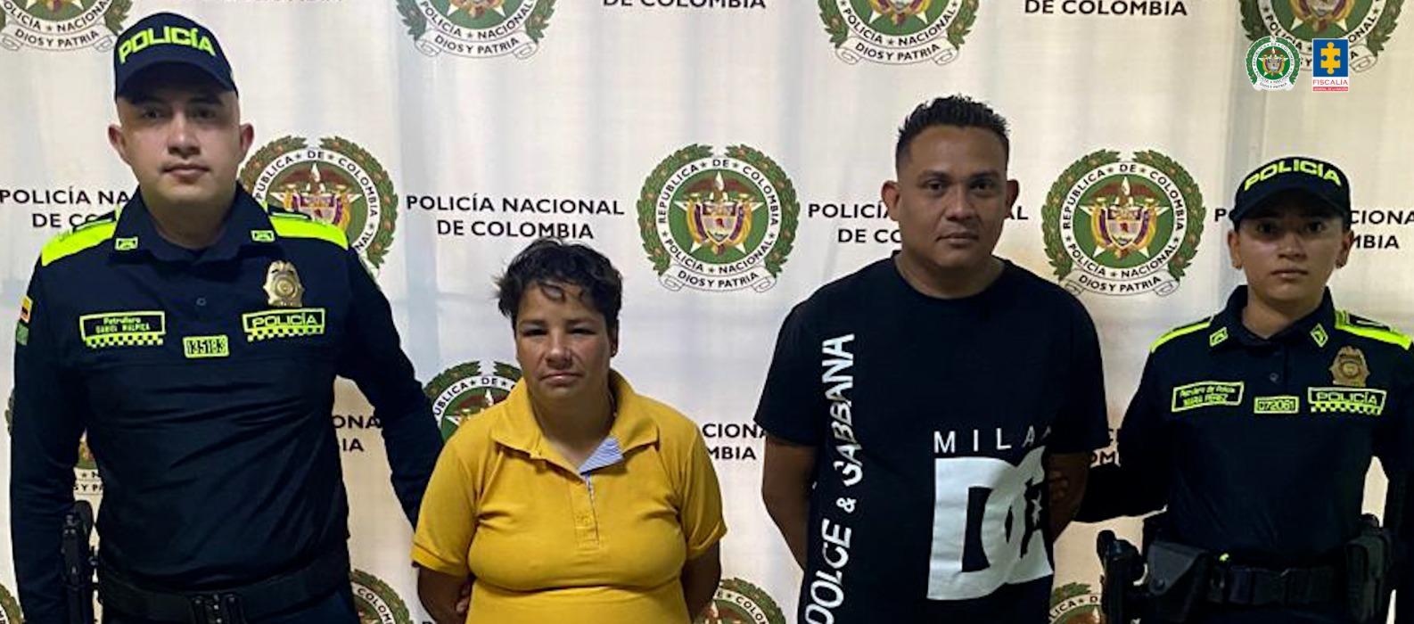 Dos de los capturados. 