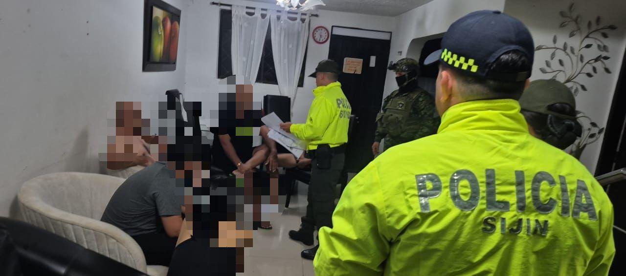 Captura de presuntos miembros de las ACSN