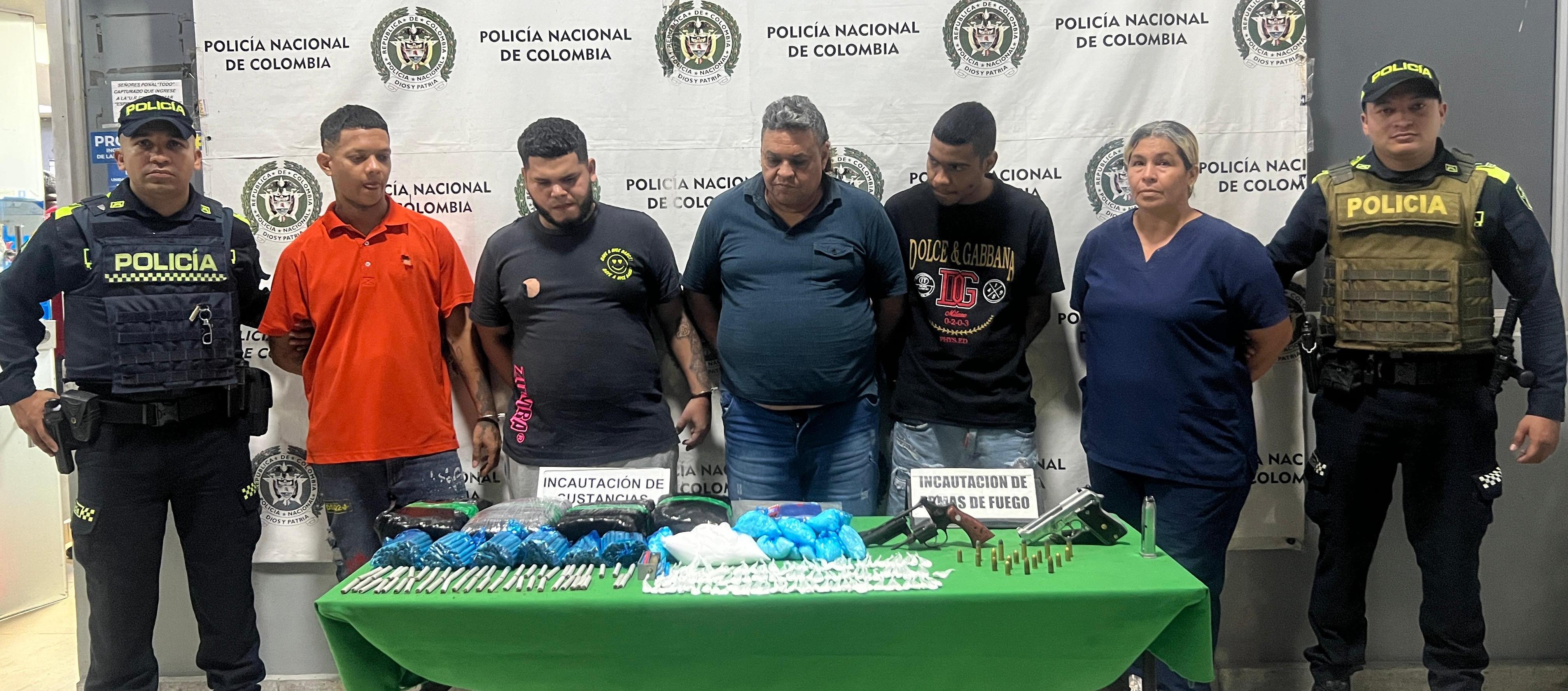 Los capturados quedaron a disposición de la URI de la Fiscalía, en Barranquilla. 