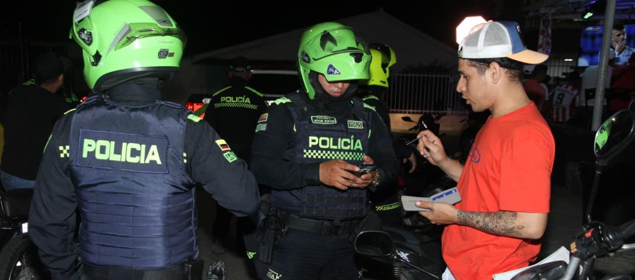 Despliegue de la Fuerza Pública en la ciudad.