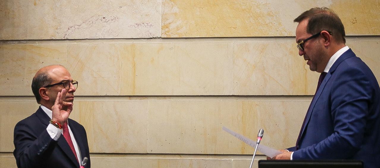 El nuevo magistrado de la Corte Constitucional, Carlos Camargo Assís.