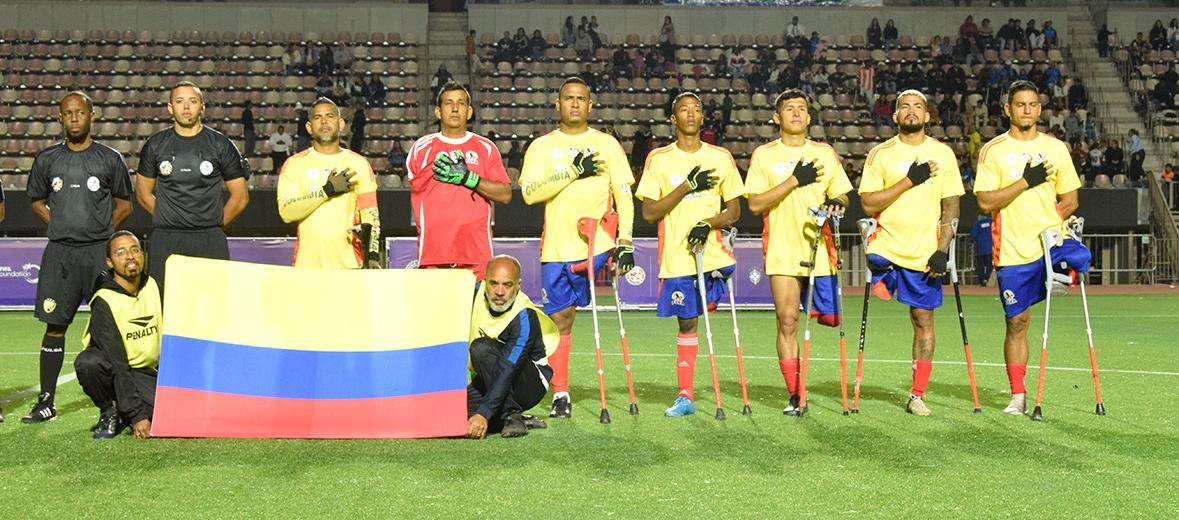 Selección Colombia en el Torneo Sudamericano de Amputados.