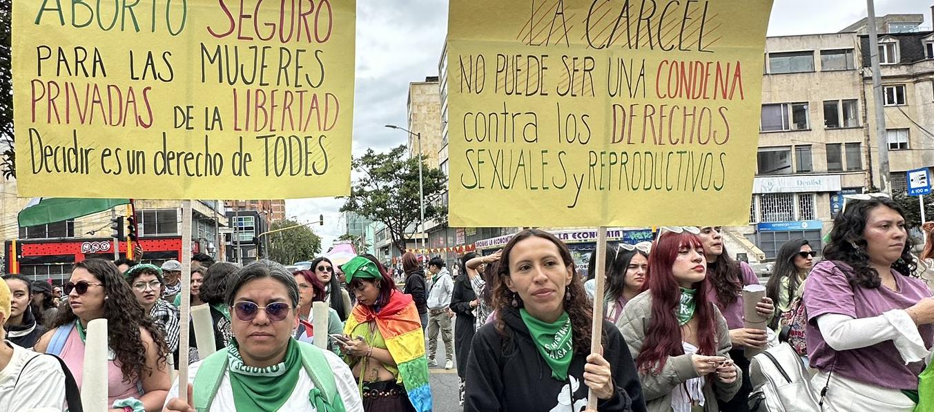 Día de Acción Global por el Aborto Legal y Seguro, en Bogotá