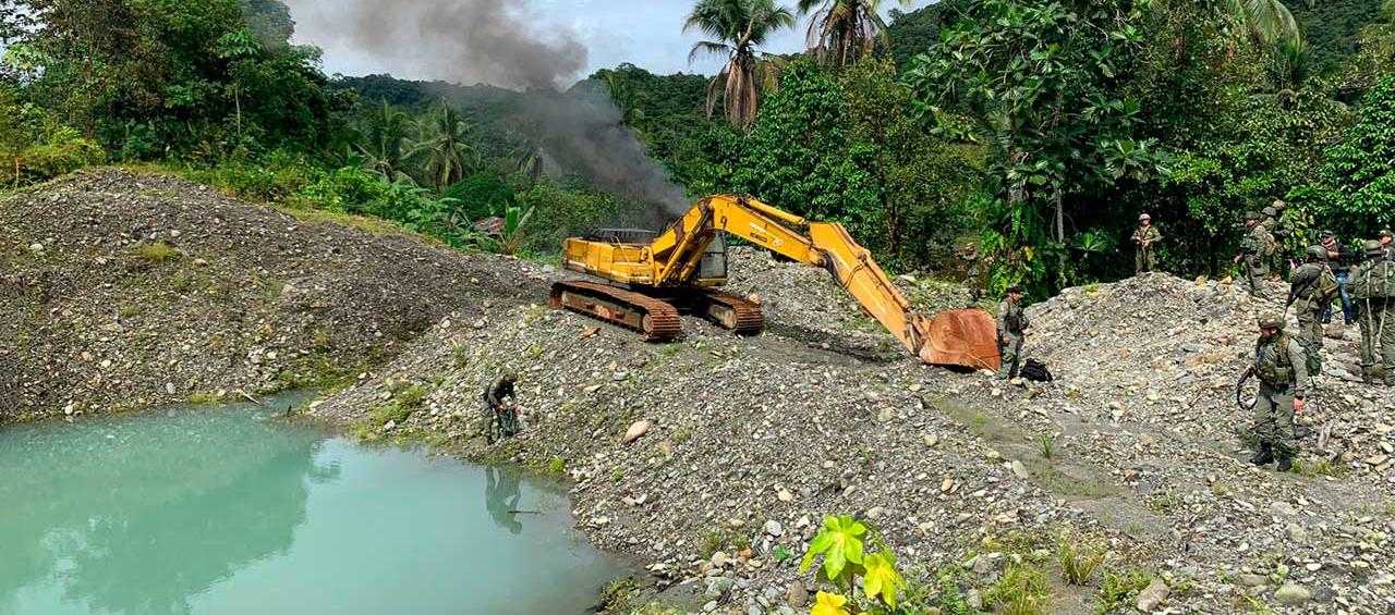 Daño ambiental en el Copey.