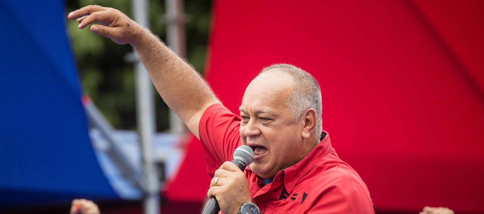 Diosdado Cabello, ministro de Interior y Justicia de Venezuela.