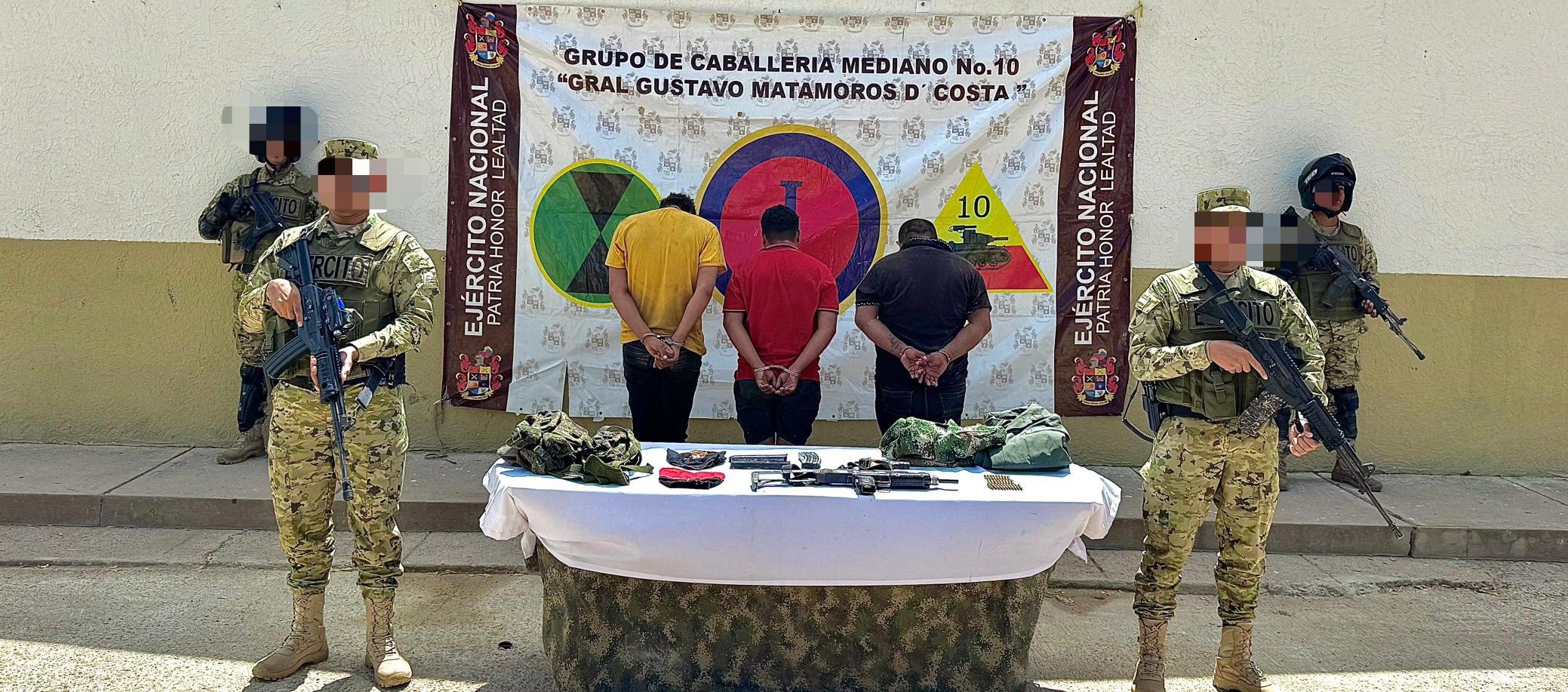 Los capturados son conocidos con los alias de ‘Kéiner’, ‘Mingo’ y ‘Toro’.