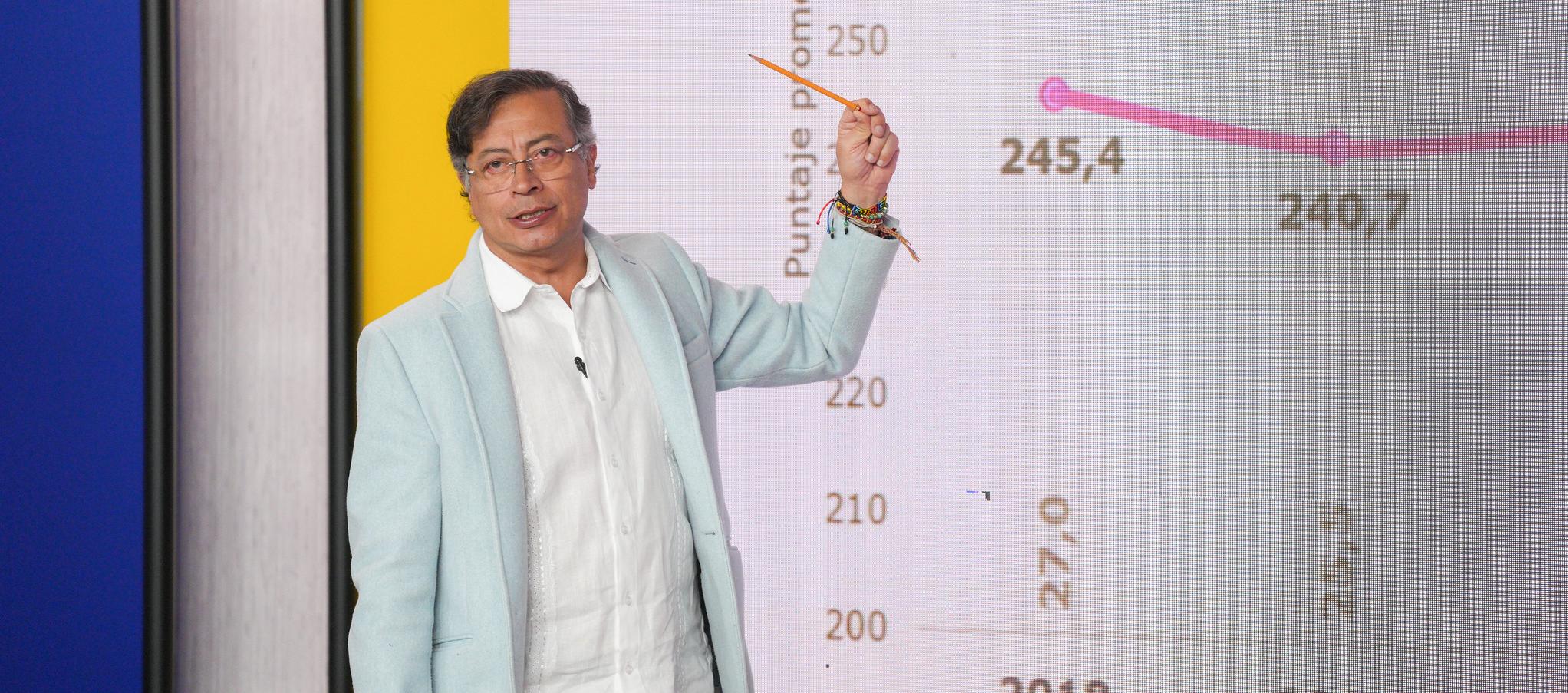 El Presidente Gustavo Petro.