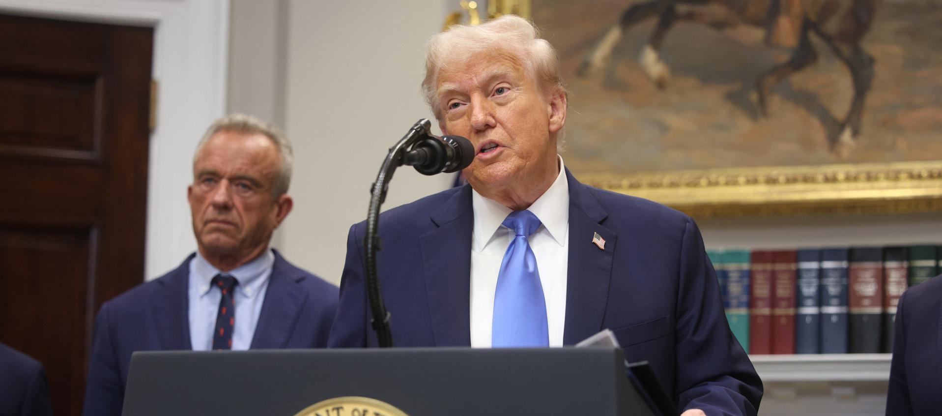 El Presidente de Estados Unidos, Donald Trump. 