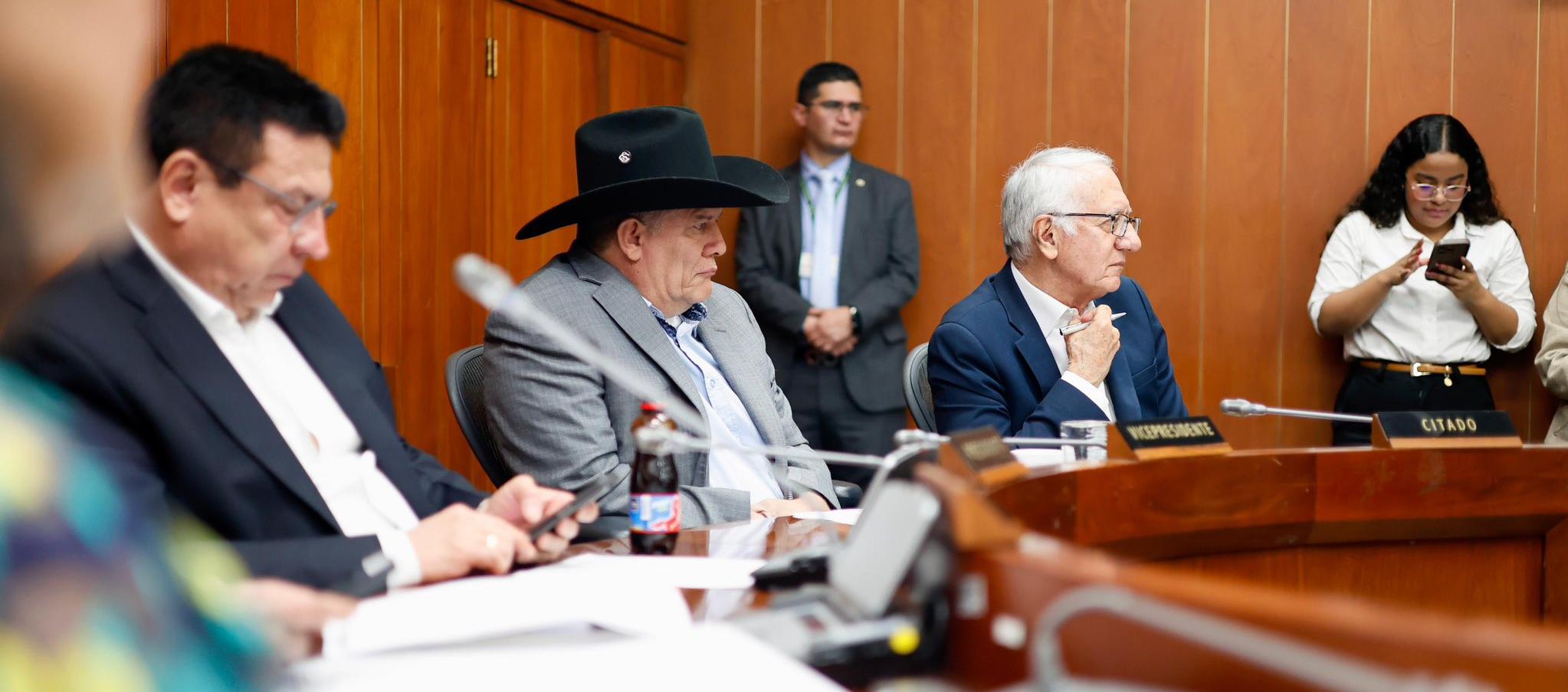El ministro de Salud, Guillermo Alfonso Jaramillo, en la Comisión Séptima del Senado.