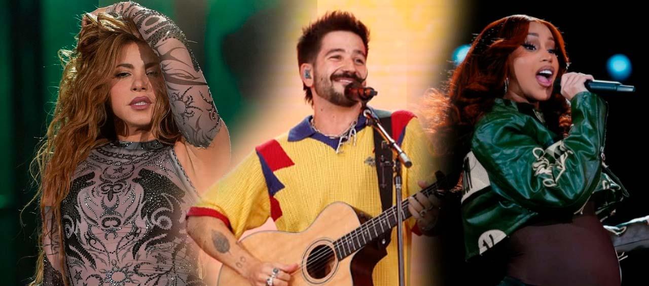 Shakira, Camilo y Cardi B 