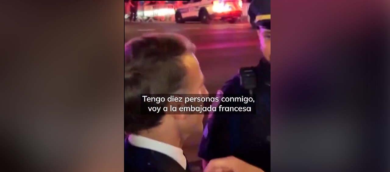 El Presidente de  Francia, Emmanuel Macron. 