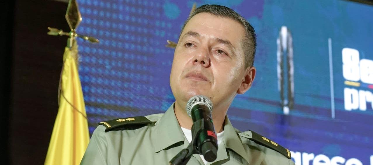 El general Edwin Urrego, comandante de la Policía Metropolitana de Barranquilla