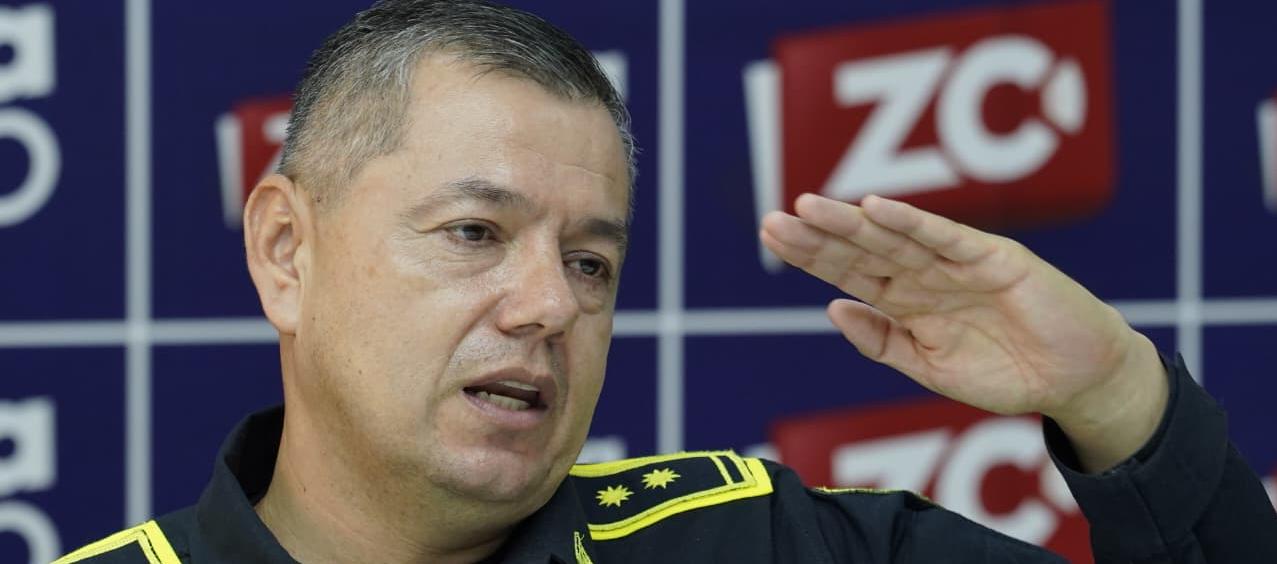 General Edwin Urrego, Comandante de la Mebar. 