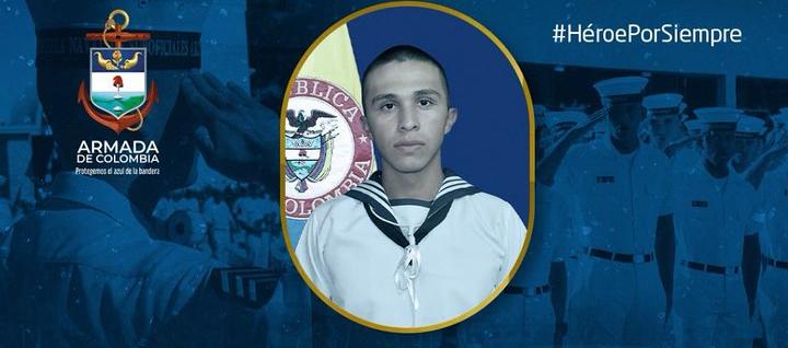 Grumete Julián Fernando Condia Bello. 