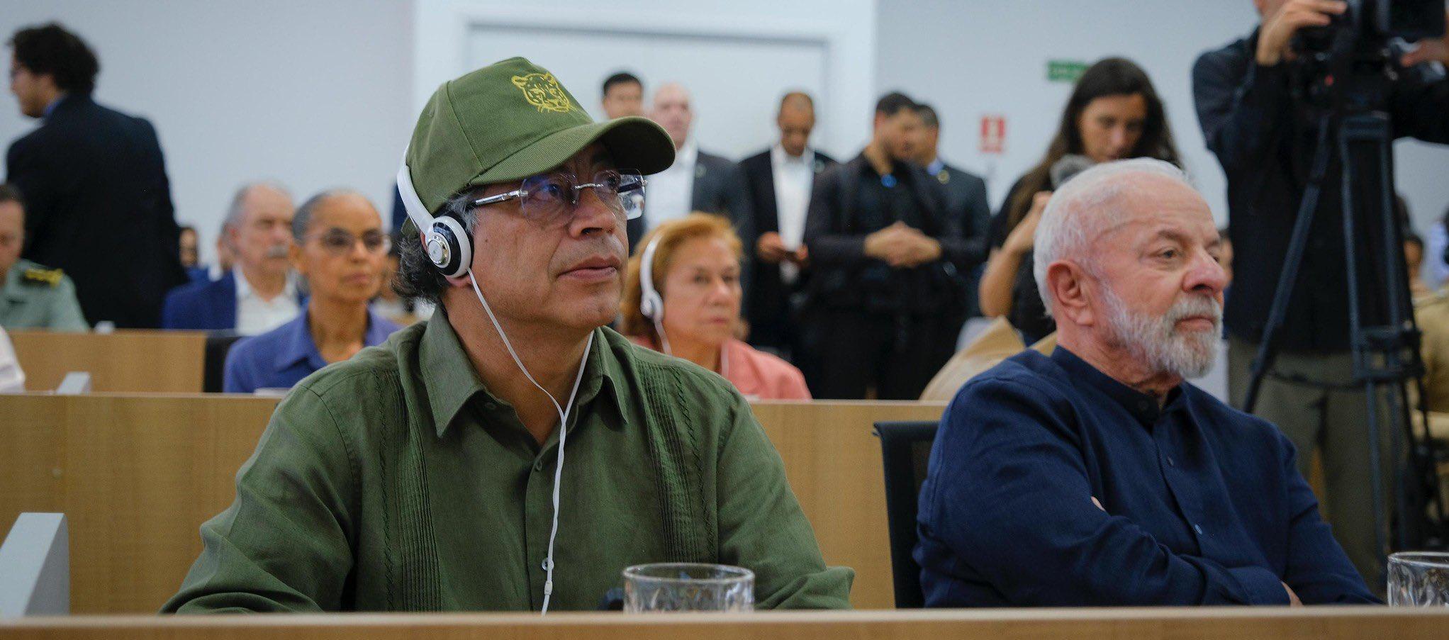 Gustavo Petro e Luiz Inácio Lula da Silva