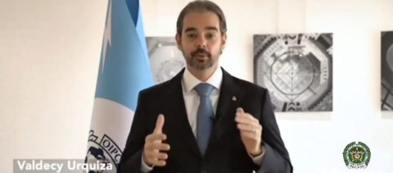 Veldecy Urquiza, secretario General Interpol.