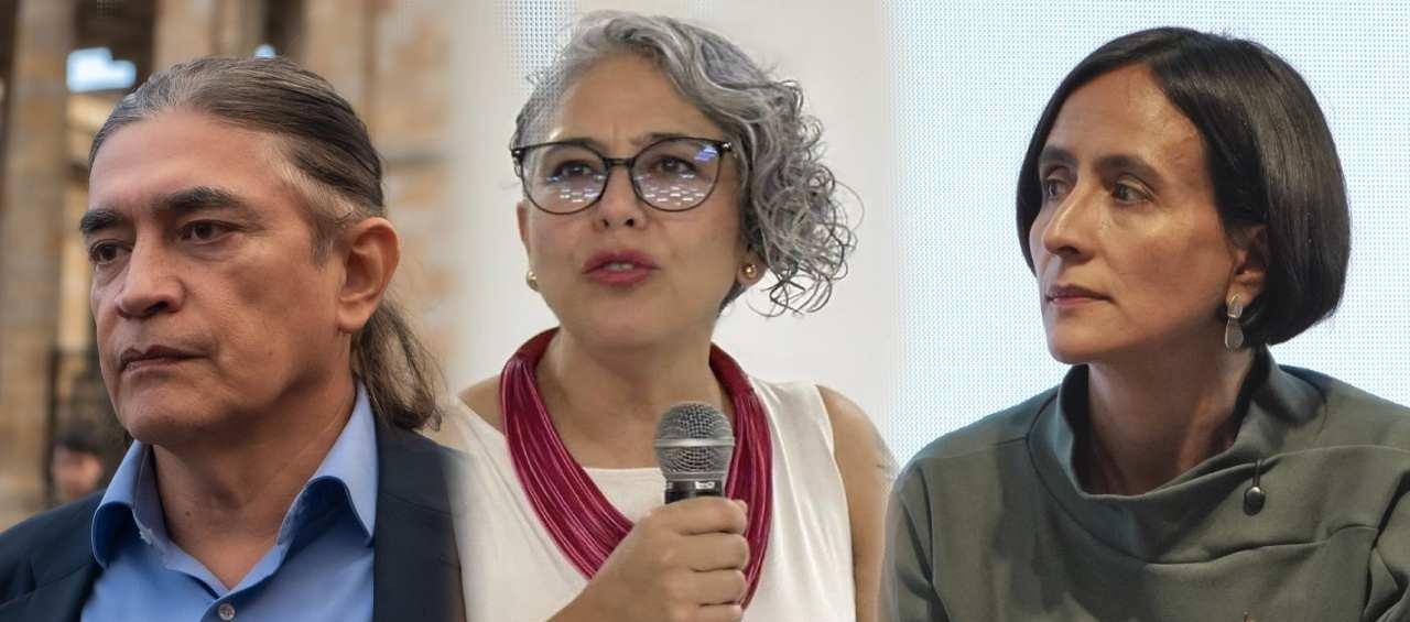 Gustavo Bolívar, María José Pizarro y Susana Muhamad.
