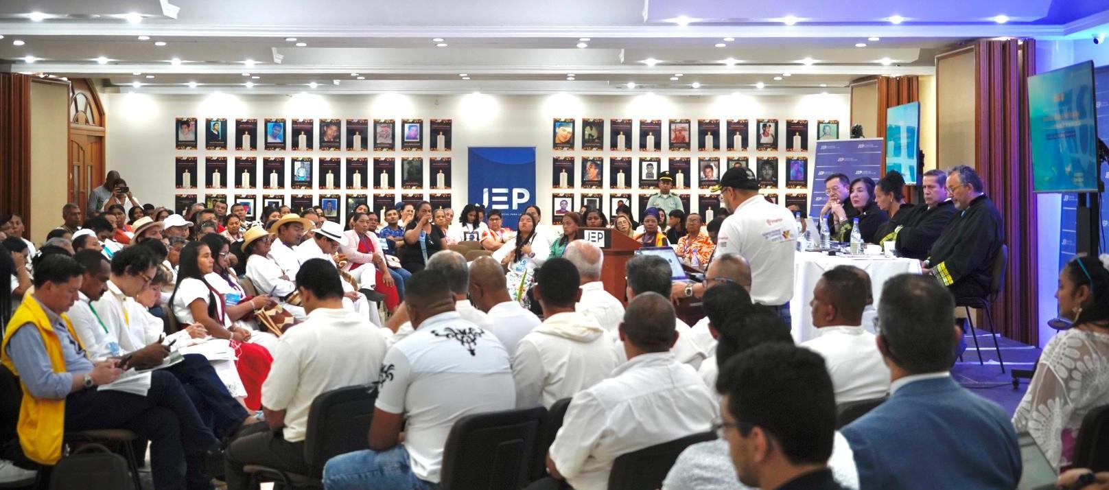 Audiencia de la JEP en Valledupar. 