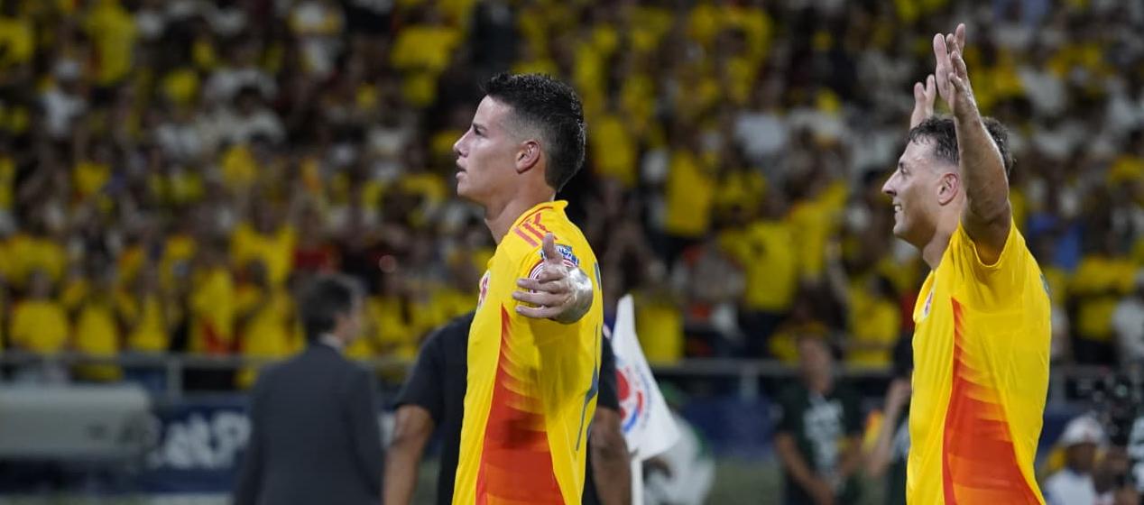 James Rodríguez marcó el camino de Colombia hacia la victoria.