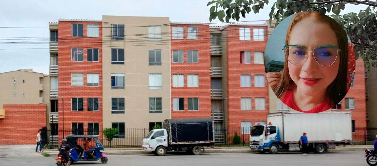 Johana Baca Echeverría y el conjunto residencial Puerto Armónica, donde se presentó el hecho. 