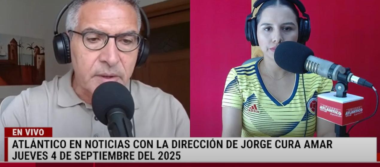 Transmisión de Atlántico en Noticias.