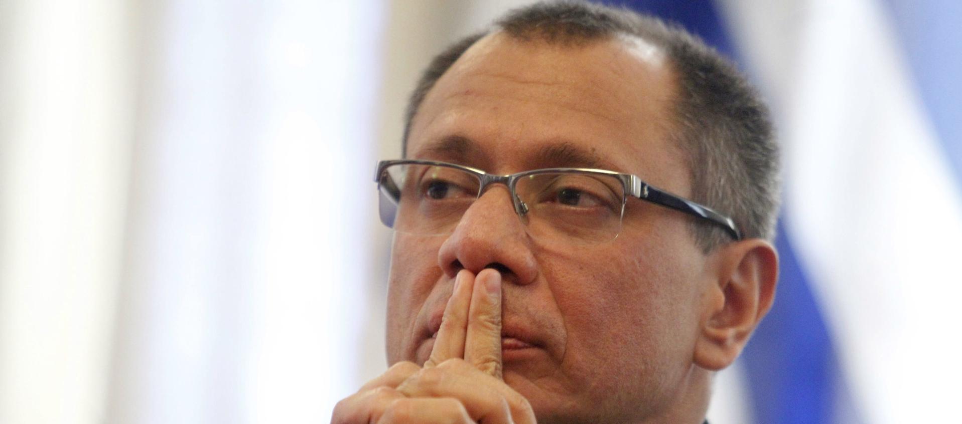 Jorge Glas, exvicepresidente de Ecuador.