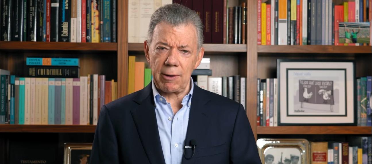 El expresidente Juan Manuel Santos.