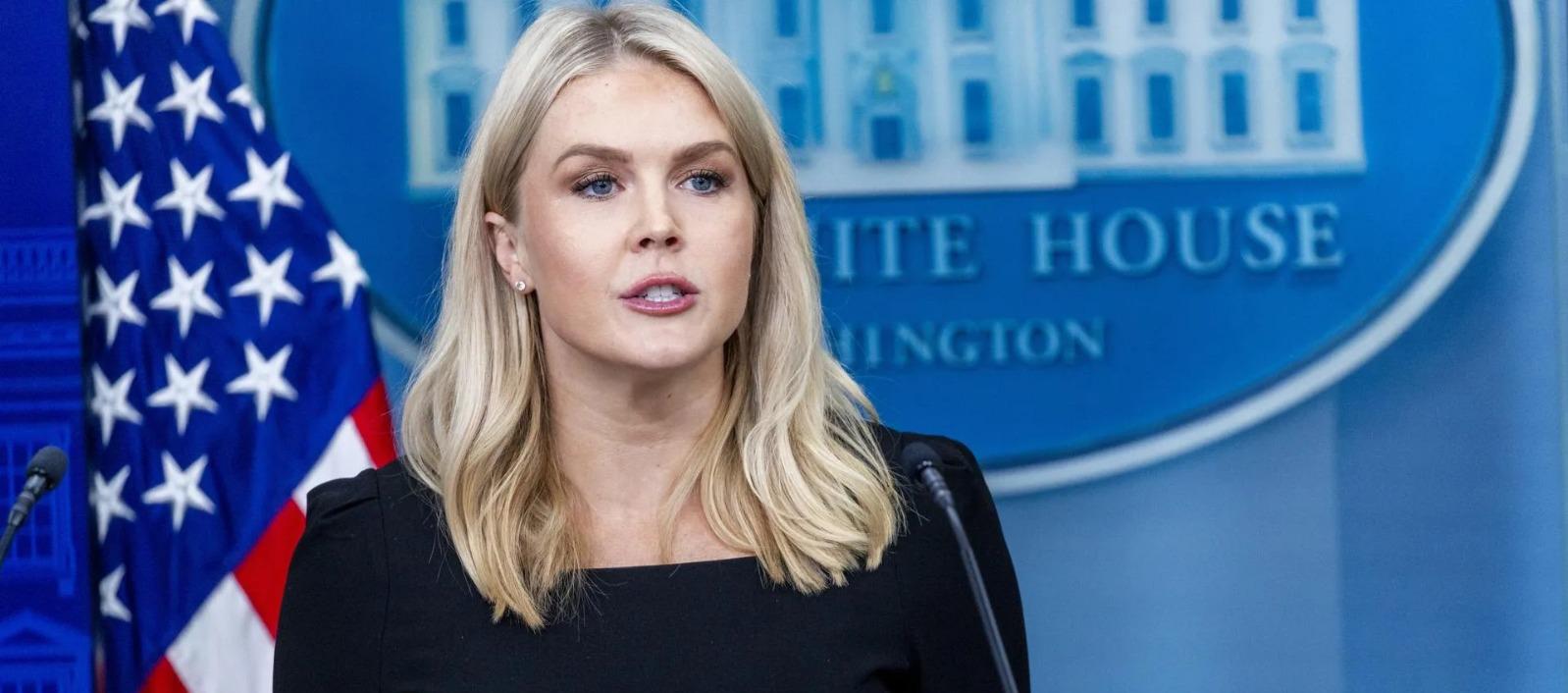 La portavoz de la Casa Blanca, Karoline Leavitt.