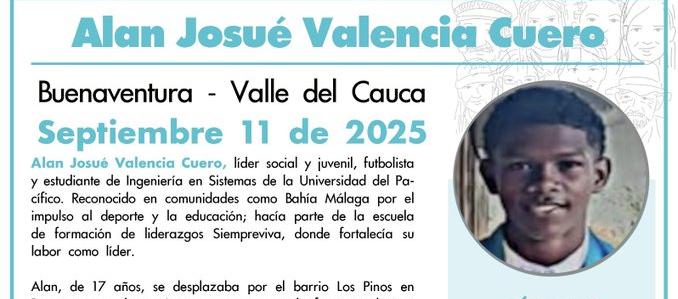 Alan Josué Valencia Cuero. 