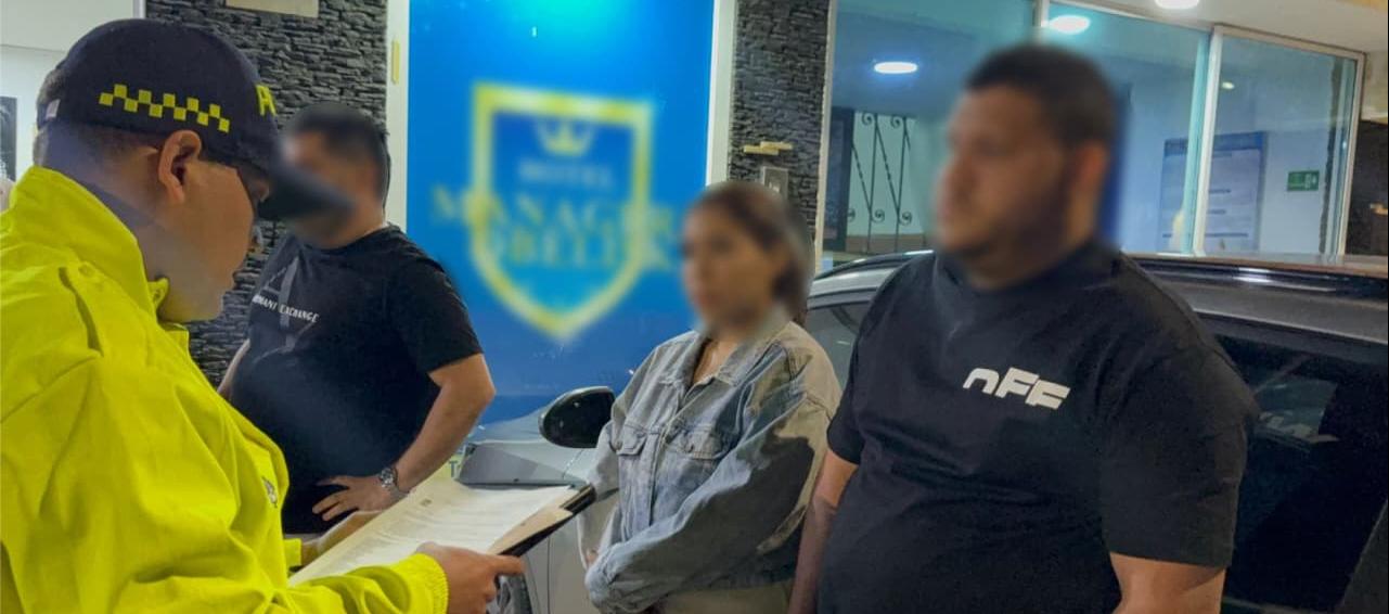 Dos de los capturados por parte de la Fiscalía. 