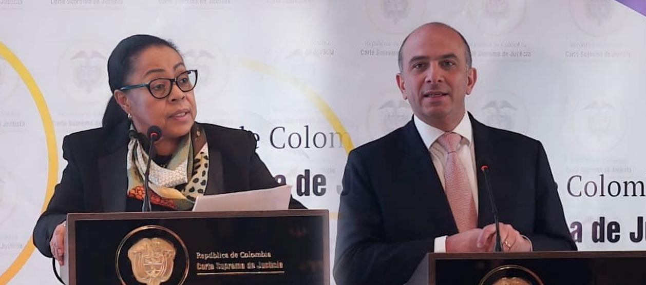 María Patricia Balanta y Carlos Camargo.